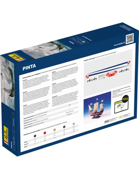 Pinta 1/75 - Maquette de bateau - Starter Kit - Heller 56816