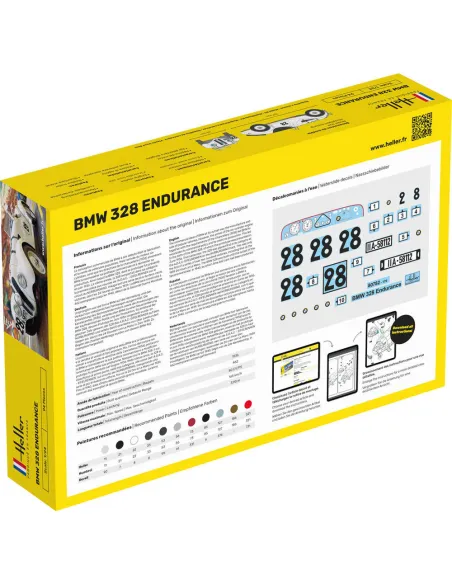 Maquette voiture 328 Endurance 1:24 - Starter Kit - Heller 56782