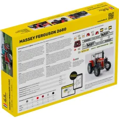 Maquette de tracteur Massey Ferguson 2680 1/24 - Starter Kit - Heller 57402 2