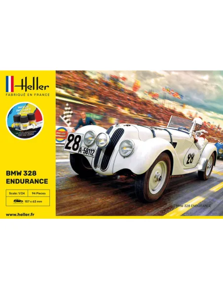 Maquette voiture 328 Endurance 1:24 - Starter Kit - Heller 56782