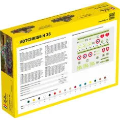 Maquette char Hotchkiss 1:35 - Starter Kit - Heller 57132 2