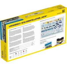 Maquette avion C-121A constellation "Mats" 1:72 - Starter Kit - Heller 56382 2