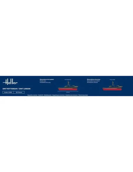 Maquette bateau Smit Rotterdam 1:200 - Starter Kit - Heller 56620
