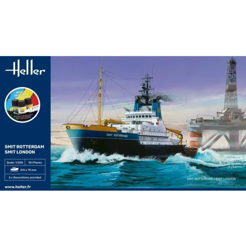 Maquette bateau Smit Rotterdam 1:200 - Starter Kit - Heller 56620