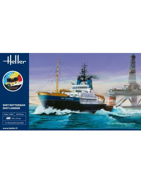 Maquette bateau Smit Rotterdam 1:200 - Starter Kit - Heller 56620