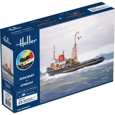 Maquettes bateaux Jean Bart + Utrecht Twinset 1:200 - Starter Kit - Heller 55602