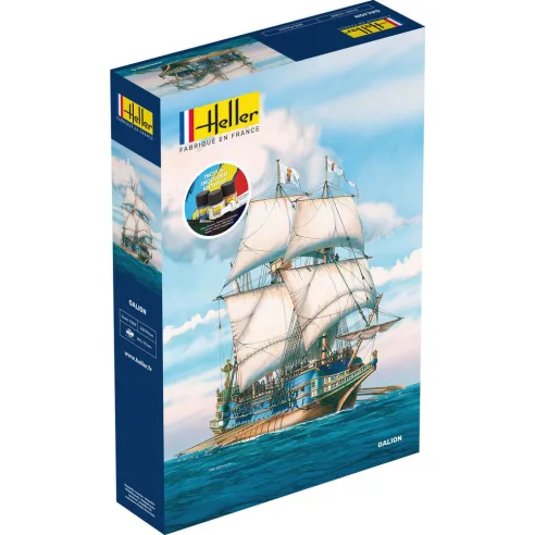 Maquette bateau Galion 1:200 - Starter Kit - Heller 56835