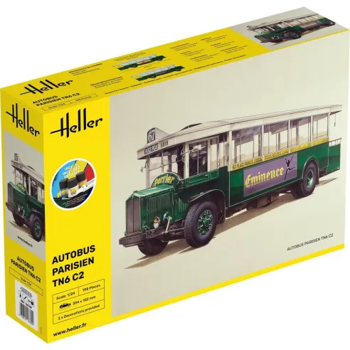 Maquette autobus Autobus TN6 C2 1:24 - Starter Kit - Heller 56789