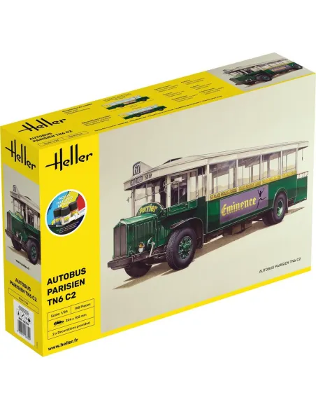 Maquette autobus Autobus TN6 C2 1:24 - Starter Kit - Heller 56789