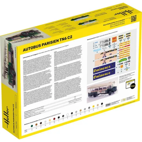 Maquette autobus Autobus TN6 C2 1:24 - Starter Kit - Heller 56789