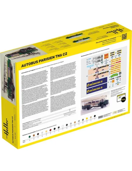 Maquette autobus Autobus TN6 C2 1:24 - Starter Kit - Heller 56789
