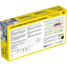 Maquette bateau militaire Lcvp Landungsboot + Figures 1:72 - Starter Kit - Heller 56995 2