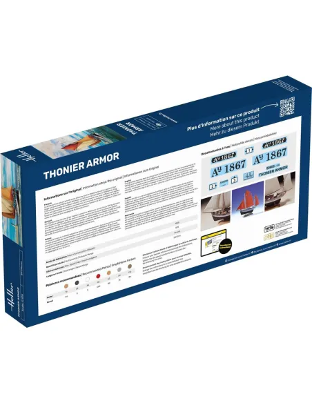 Thonier Armor 1/12 - Maquette de bateau - Starter Kit - Heller 56609 Thonier Armor 1/12 - Maquette de bateau - Starter Kit - Heller 56609