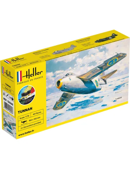 Maquette avion Tunnan 1:72 - Starter Kit - Heller 56260