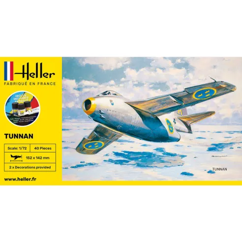 Maquette avion Tunnan 1:72 - Starter Kit - Heller 56260