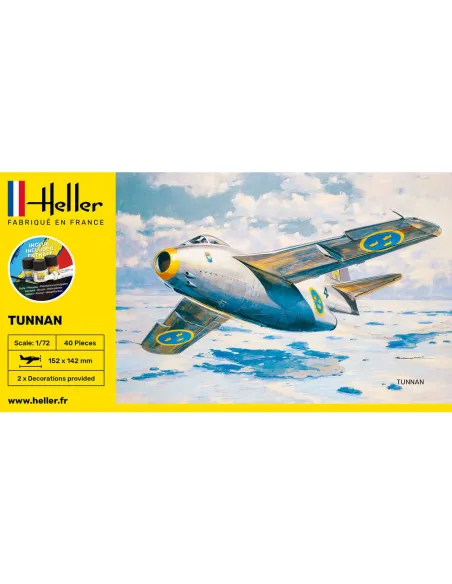 Maquette avion Tunnan 1:72 - Starter Kit - Heller 56260