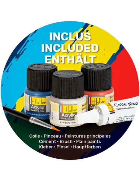 Maquette avion Safir 91 1:72 - Starter Kit - Heller 56287