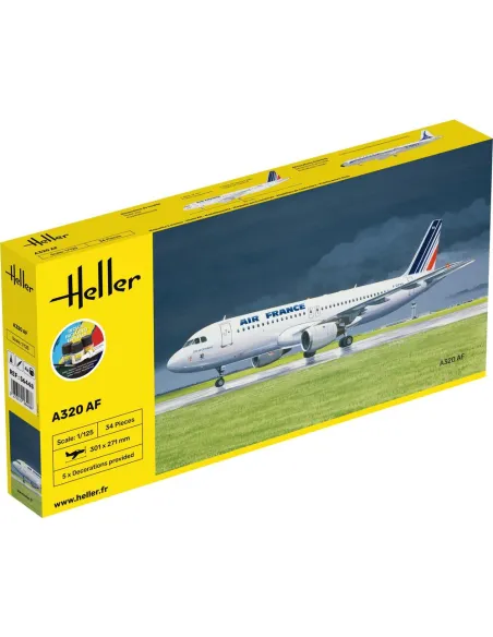 Maquette avion A-320 Af 1:125 - Starter Kit - Heller 56448