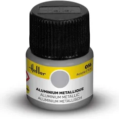 Peinture Acrylique 056 aluminium 12ml - Heller 9056