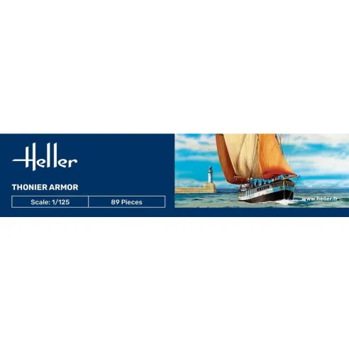 Thonier Armor 1/12 - Maquette de bateau - Starter Kit - Heller 56609