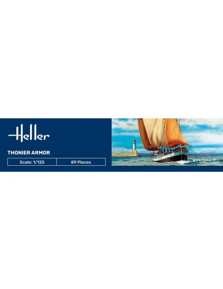 Thonier Armor 1/12 - Maquette de bateau - Starter Kit - Heller 56609 Thonier Armor 1/12 - Maquette de bateau - Starter Kit - Heller 56609