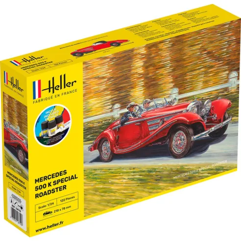 Maquette voiture 500 K Special Roadster 1:24 - Starter Kit - Heller 56710