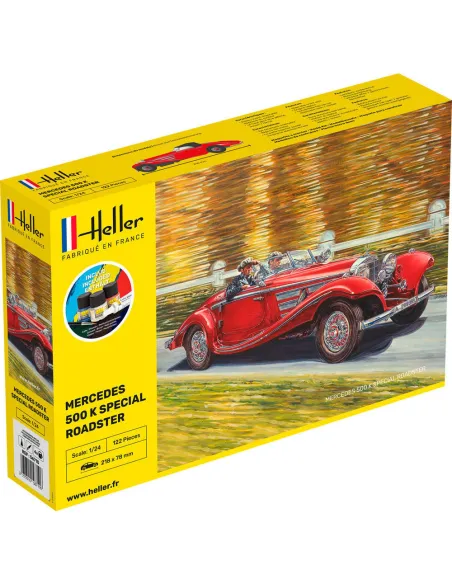 Maquette voiture 500 K Special Roadster 1:24 - Starter Kit - Heller 56710