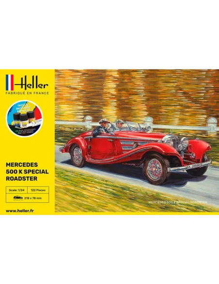 Maquette voiture 500 K Special Roadster 1:24 - Starter Kit - Heller 56710