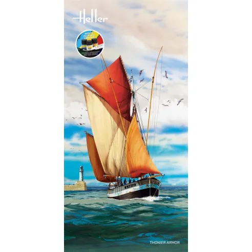 Thonier Armor 1/12 - Maquette de bateau - Starter Kit - Heller 56609