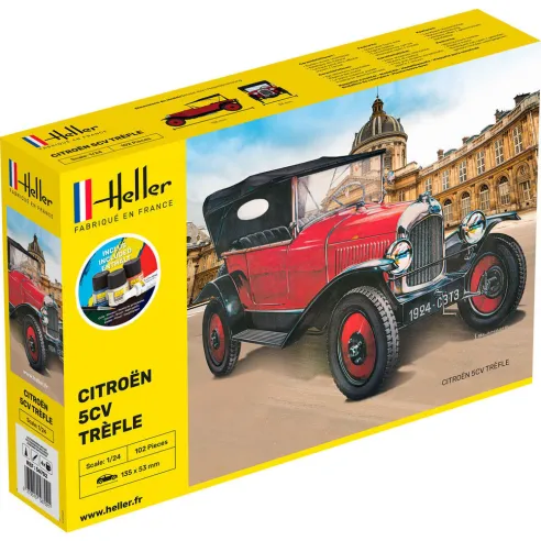 Maquette voiture Citroen Trefle 1:24 - Starter Kit - Heller 56702