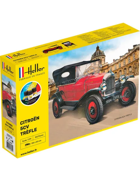 Maquette voiture Citroen Trefle 1:24 - Starter Kit - Heller 56702