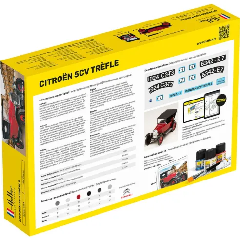 Maquette voiture Citroen Trefle 1:24 - Starter Kit - Heller 56702