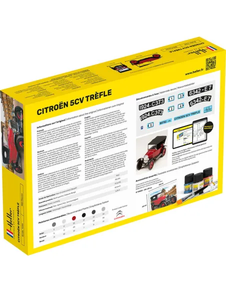 Maquette voiture Citroen Trefle 1:24 - Starter Kit - Heller 56702