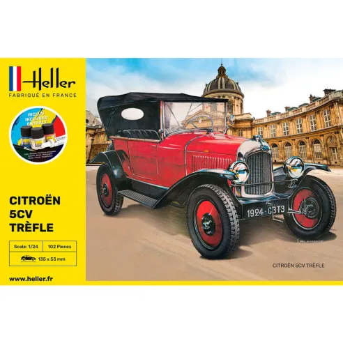 Maquette voiture Citroen Trefle 1:24 - Starter Kit - Heller 56702
