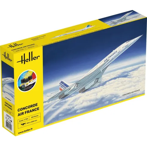 Maquette avion Concorde 1:125 - Starter Kit - Heller 56445