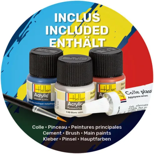 Maquette avion Concorde 1:125 - Starter Kit - Heller 56445