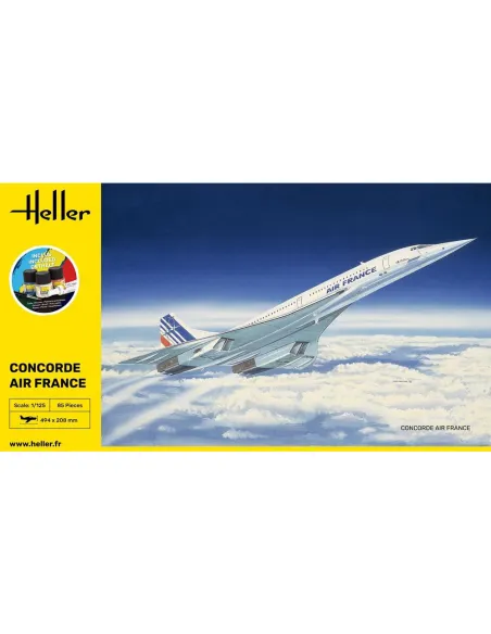 Maquette avion Concorde 1:125 - Starter Kit - Heller 56445