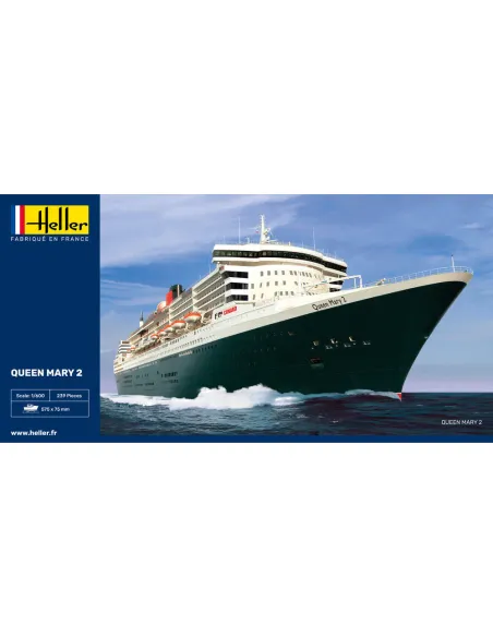 Maquette bateau Queen Mary 2 1:600 - Heller 80626