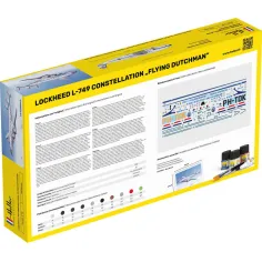 Maquette avion 749 Constellation 'Flying Dutchman' 1:72 - Starter Kit - Heller 56393 2