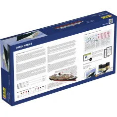 Maquette bateau Queen Mary 2 1:600 - Starter Kit - Heller 56626 2