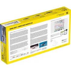 Maquettes Avions Nord 2501 + Nord 2502 "Noratlas" Twinset 1:72 - Starter Kit - Heller 55374 2