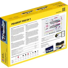 Maquette de voiture Peugeot 905 Ev 1 1:24 - Heller 80718 2