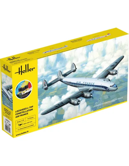 Maquette avion L-749 Constellation A.F. 1:72 - Starter Kit - Heller 56310