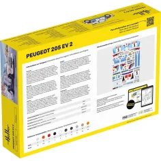 Maquette de voiture Peugeot 205 Ev 2 1/24 - Starter Kit - Heller 56716 2