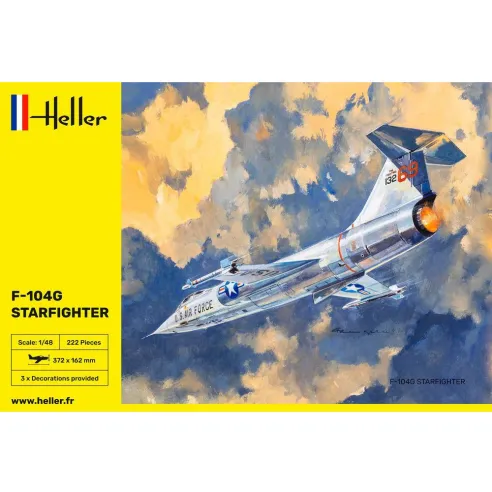 Maquette avion 104G Starfighter 1:48 - Heller 30520