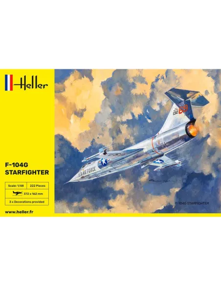 Maquette avion 104G Starfighter 1:48 - Heller 30520