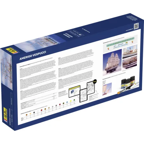 Maquette bateau Amerigo Vespucci 1:150 - Heller 80807