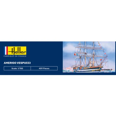 Maquette bateau Amerigo Vespucci 1:150 - Heller 80807