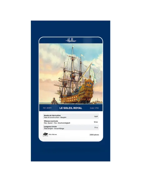 Maquette bateau Soleil Royal 1:100 - Heller 80899 Maquette bateau Soleil Royal 1:100 - Heller 80899