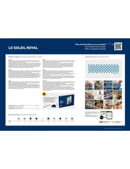 Maquette bateau Soleil Royal 1:100 - Heller 80899 Maquette bateau Soleil Royal 1:100 - Heller 80899